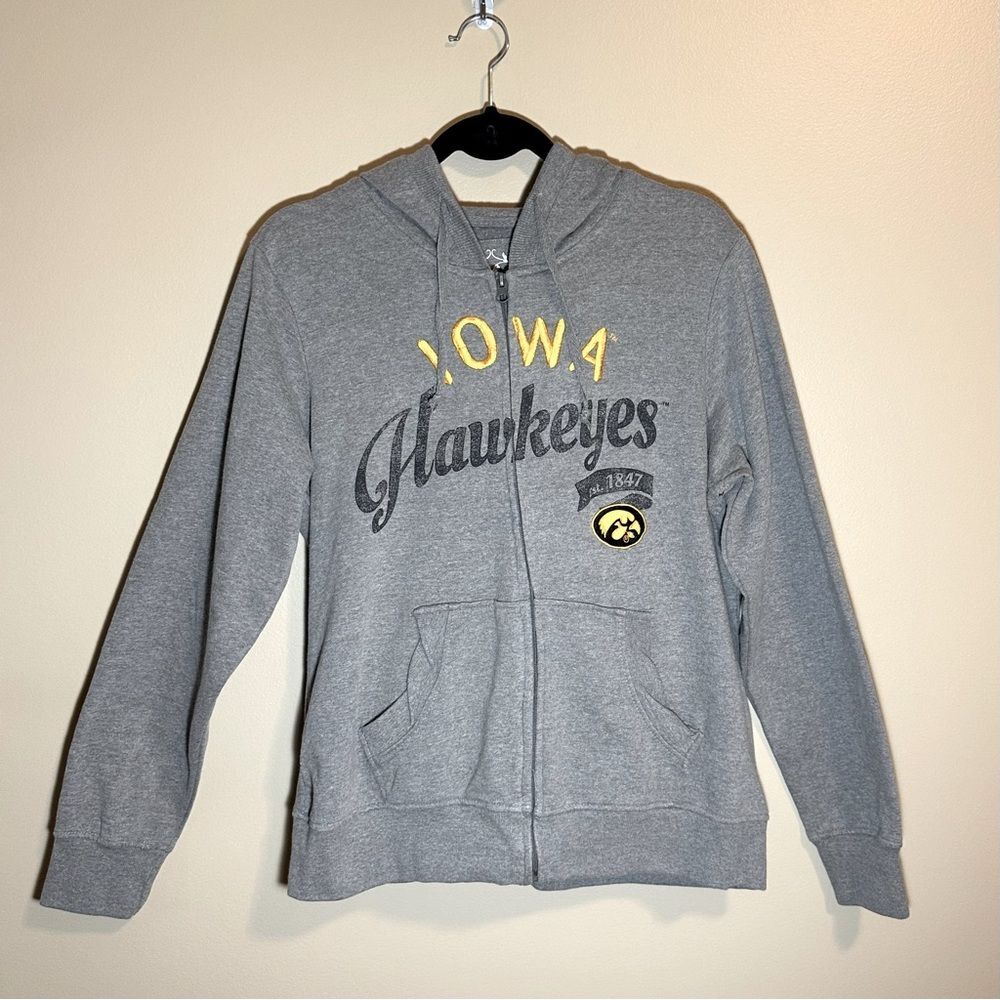 Iowa Hawkeyes Gray Hoodie Sweatshirt